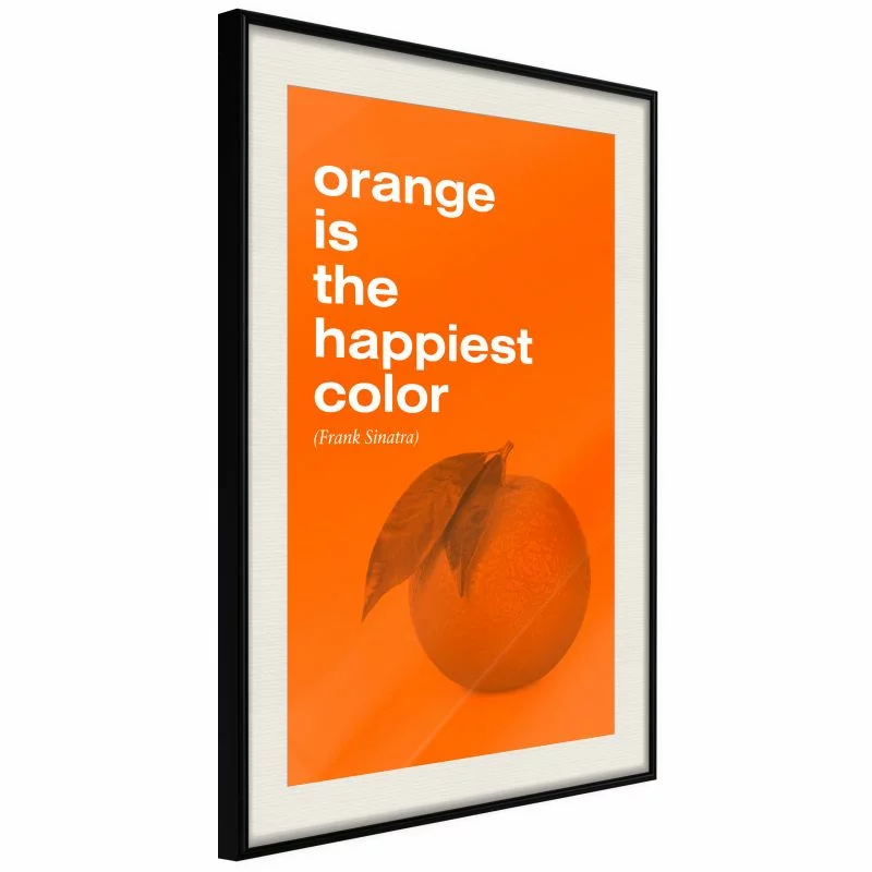 Plakat - Kolor pomarańczowy - obrazek 1