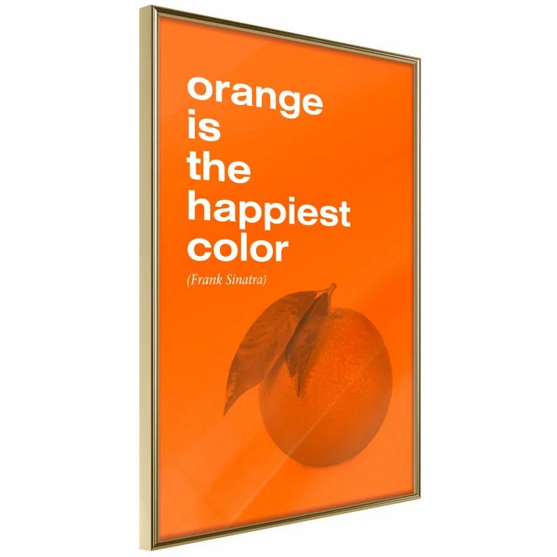 Plakat - Kolor pomarańczowy - obrazek 1
