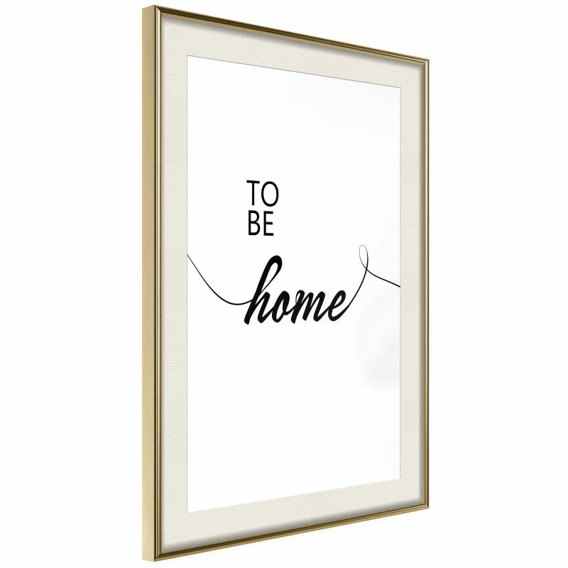 Plakat - Być w domu - obrazek 1