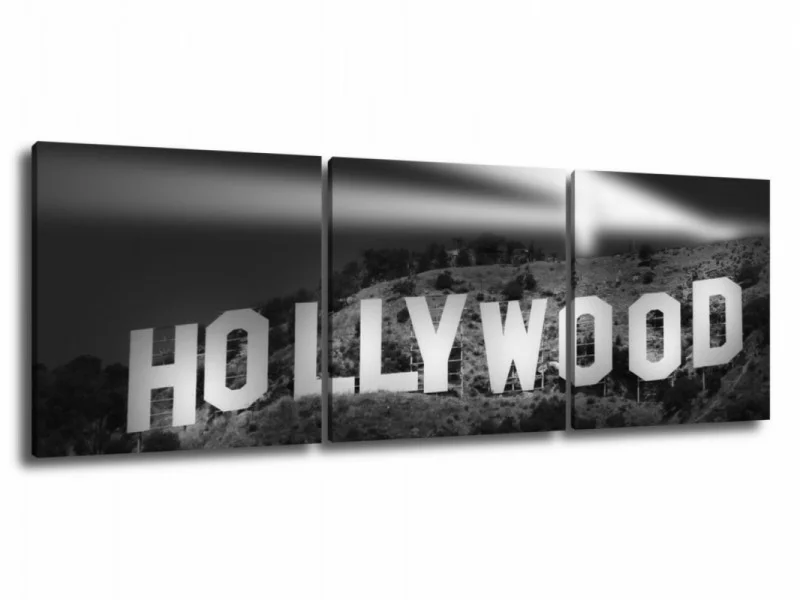Obraz 3 częściowy - Hollywood - obrazek 1