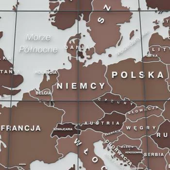 Fototapeta Mapa Świata na ścianę j.polski - obrazek 3