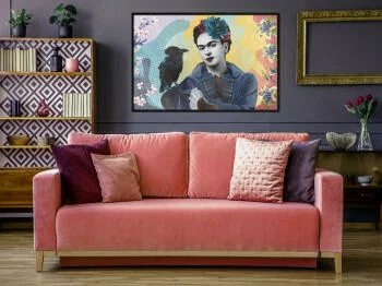Plakat - Frida z krukiem - obrazek 2
