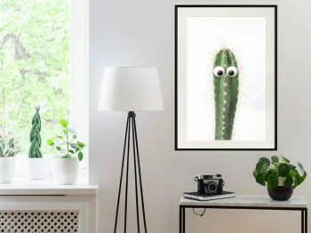 Plakat - Śmieszny kaktus I - obrazek 2