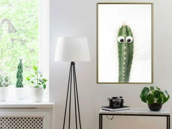 Plakat - Śmieszny kaktus I - obrazek 2
