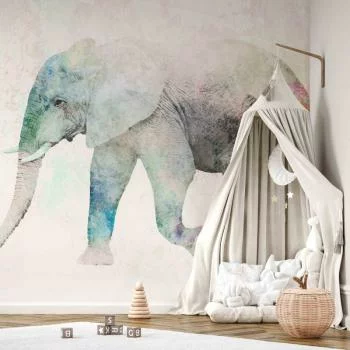 Fototapeta wodoodporna - Malowany słoń