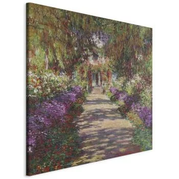 Obraz - Ścieżka w ogrodzie w Giverny