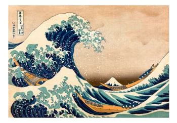 Fototapeta wodoodporna - Hokusai: Wielka fala w Kanagawie (Reprodukcja) - obrazek 2