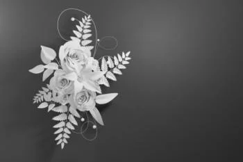 Fototapeta 3D - jasna kompozycja kwiatowa - obrazek 2