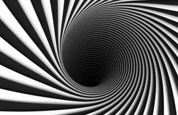 Naklejka podłogowa 3D - spirala - obrazek 2