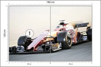 Fototapeta Nowoczesny Bolid F1 - obrazek 3