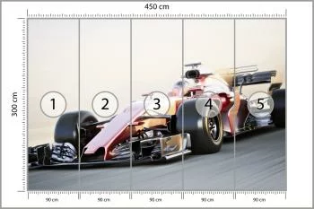 Fototapeta Nowoczesny Bolid F1 - obrazek 3