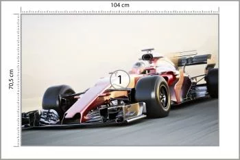 Fototapeta Nowoczesny Bolid F1 - obrazek 3