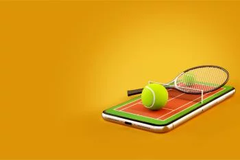 Fototapeta Tenis Na Smartfonie - obrazek 2