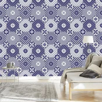 Tapeta Ornamenty - Patchwork